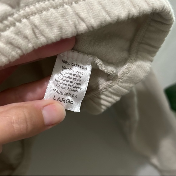 Tan + Lines by Sivan Ayla tan cropped sweatshirt top crewneck - Picture 7 of 9